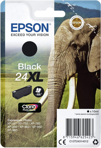 Epson C13t24314010, Cartuccia D Inchiostro Categoria Predefinita, Nero, XL