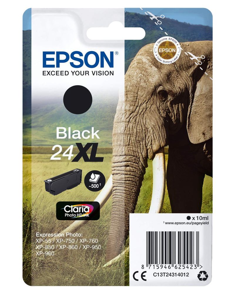 Epson C13t24314010, Cartuccia D Inchiostro Categoria Predefinita, Nero, XL