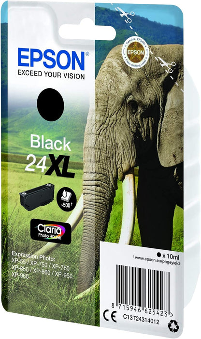 Epson C13t24314010, Cartuccia D Inchiostro Categoria Predefinita, Nero, XL