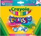 Crayola 58 – 8335 – The Lavabilissimi 12 Markers, tip Maxi, Tropical Colours