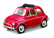 BBURAGO Fiat 500L (1968) Vehículo a Escala 1:24 Modelo de Coche de Juguete para coleccionistas, Color Rojo (B18-22099