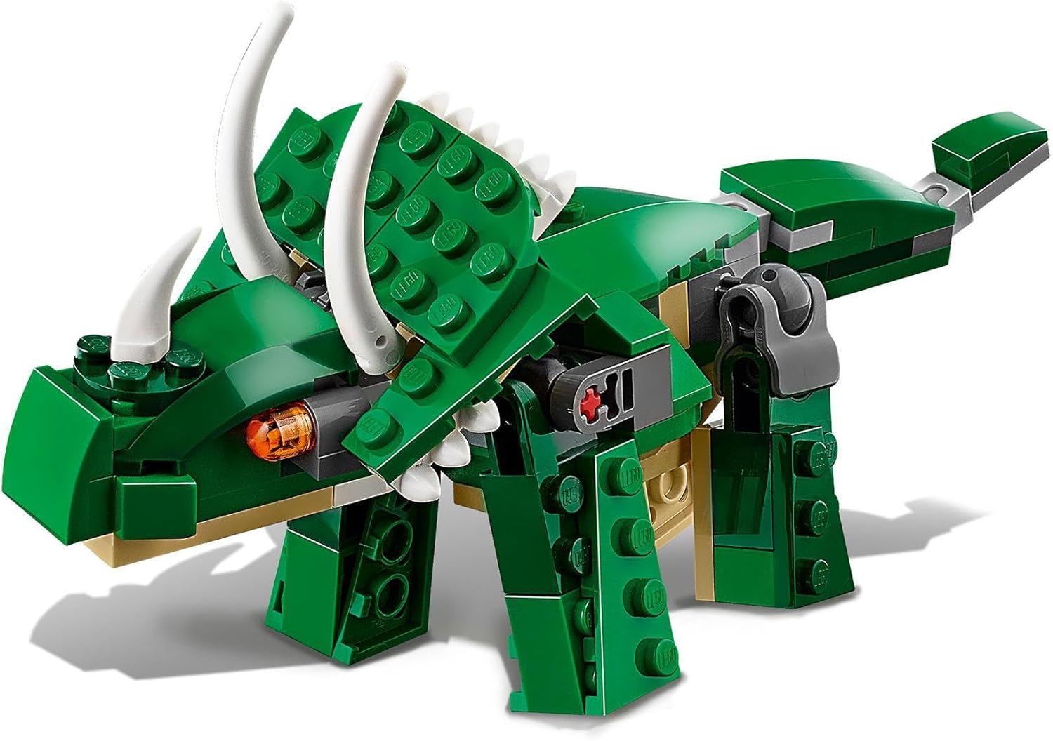 LEGO Creator 3in1 Machtige dinosaurussen Speelgoed Model met Dino Figuren van een T. rex, Triceratops en Pterodactylus, Verjaardagscadeau-idee voor Kinderen 31058
