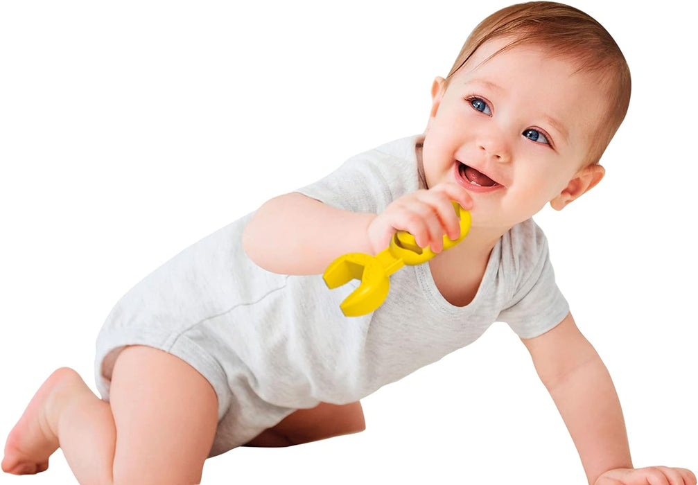 Clementoni- Baby Clementoni Work Bench - Hammer, Screwdriver, Pliers & 6 Accessories for Hand-Eye Coordination & Manual Skills (10+ Months)