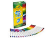 CRAYOLA Supertips Filzstifte Kinder Auswaschbar, Malstifte Set In 24 Verschiedenen Farbtönen, Ungiftige Filzstifte Mit Konischer Spitze, Bastel Set, Fasermaler Kinder, Malstifte Ab 3 Jahre