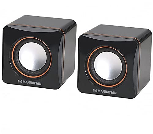 Manhattan 161435 2600 Series USB Powered Speakers (Black
