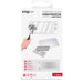 NONAME Nintendo Switch - Tempered Glass Screen Protector (Bilschirmschutz & Reinigungstuch)