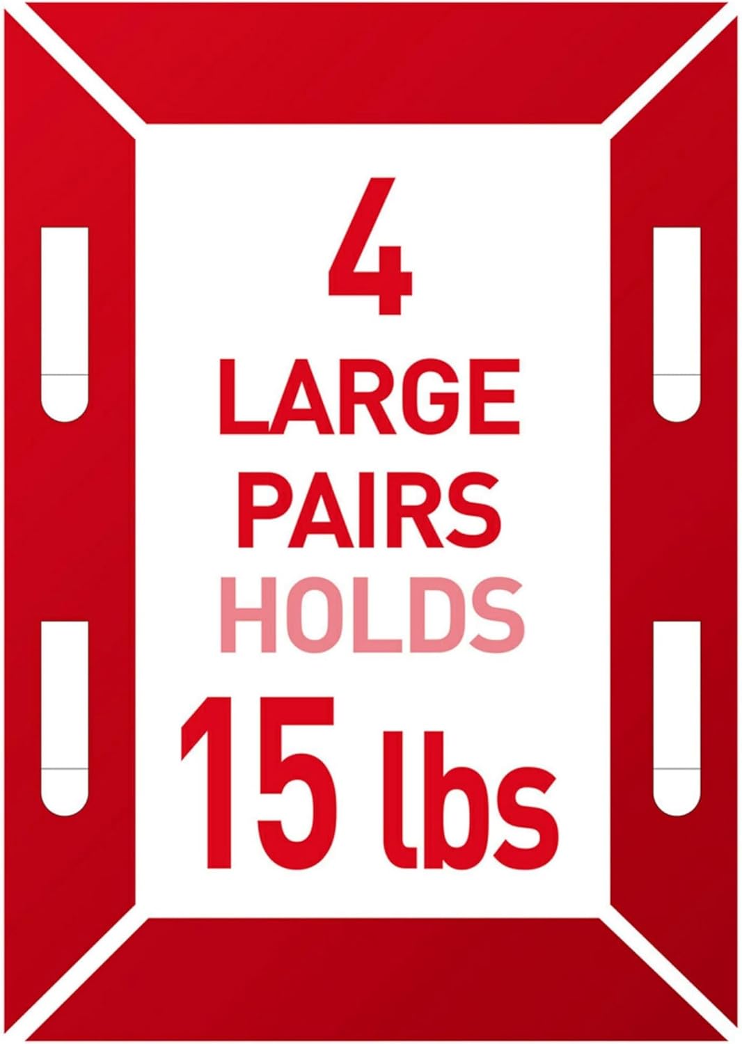 Command Large Picture Hanging Strips - 4 Pairs (8 Strips) Adhesive Strips, Black - Damage Free Hanging - For Posters, Pictures, Frames and Mirrors, Wall Décor and Signs - Holds up to 7.2kg