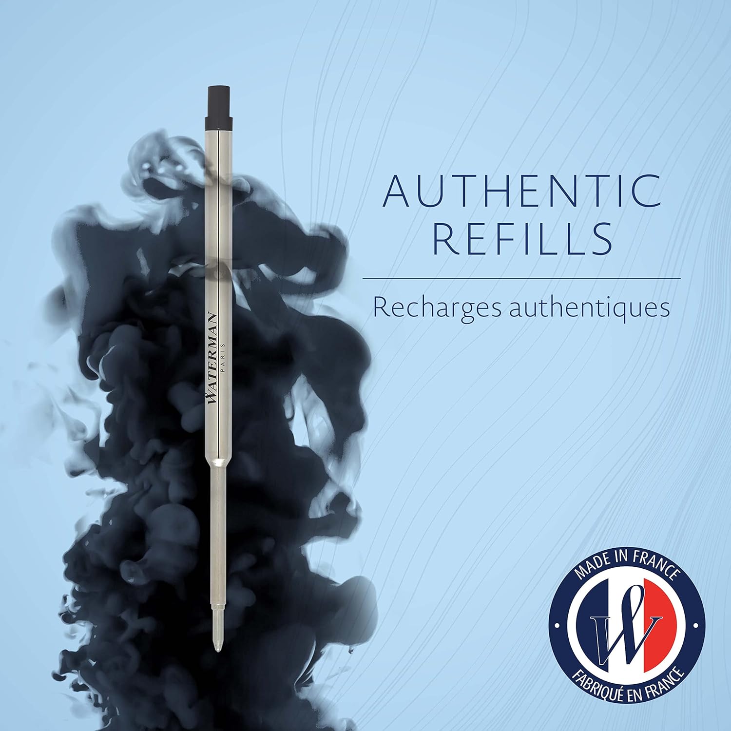 Parker Jotter Ballpoint Pen | Bond Street Black with Chrome Trim | Medium Point Blue Ink