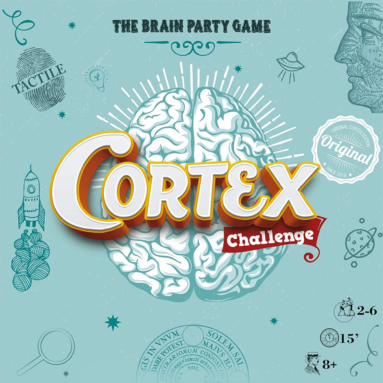 Zygomatic | Cortex Challenge | Card Game | Ages 8+ | 2-6 Players | 15 Minutes Playing Time