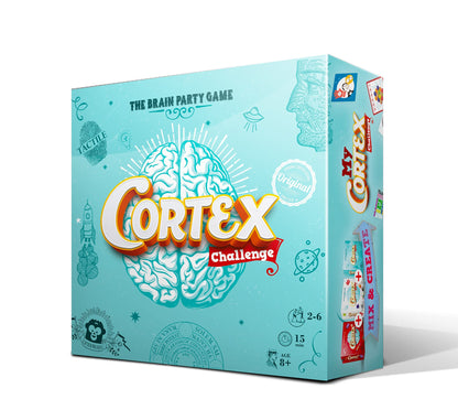 Zygomatic | Cortex Challenge | Card Game | Ages 8+ | 2-6 Players | 15 Minutes Playing Time
