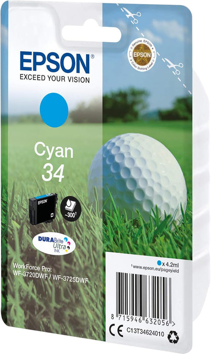 Epson Original 34 Tinte Golfball (WF-3720DWF, WF-3725DWF