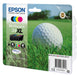 Epson 34XL Golfball Genuine High Yield Multipack, 4-colours DURABrite Ultra Ink Cartridges, Black/Yellow/Magenta/Cyan