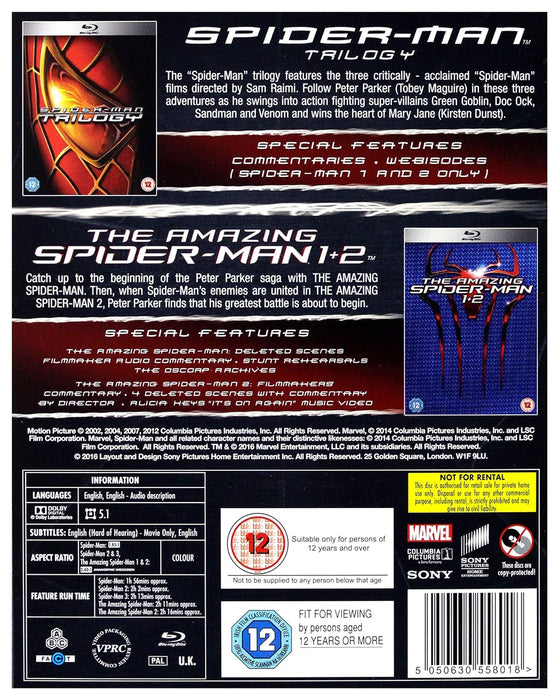 The Spider-Man Complete Five Film Collection