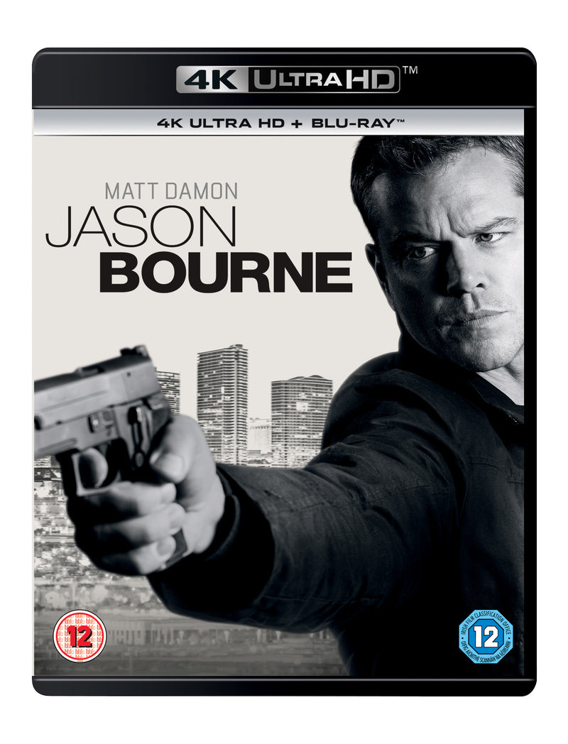 Jason Bourne (4K UHD Blu-ray + Blu-ray + Digital Download)