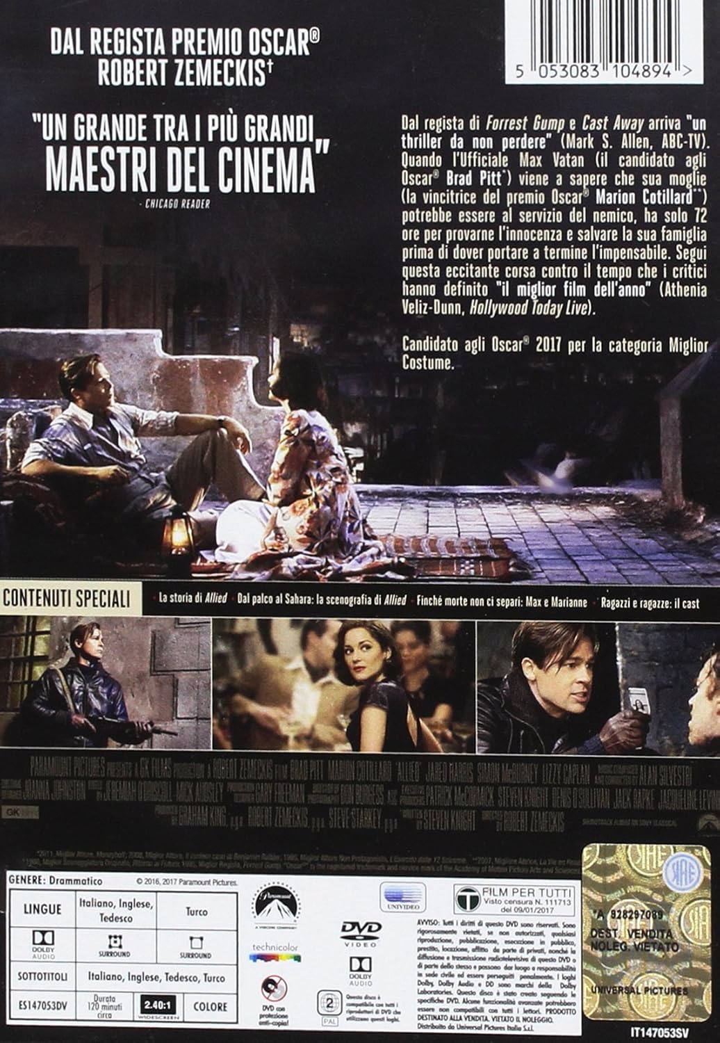 Allied - Un'Ombra Nascosta