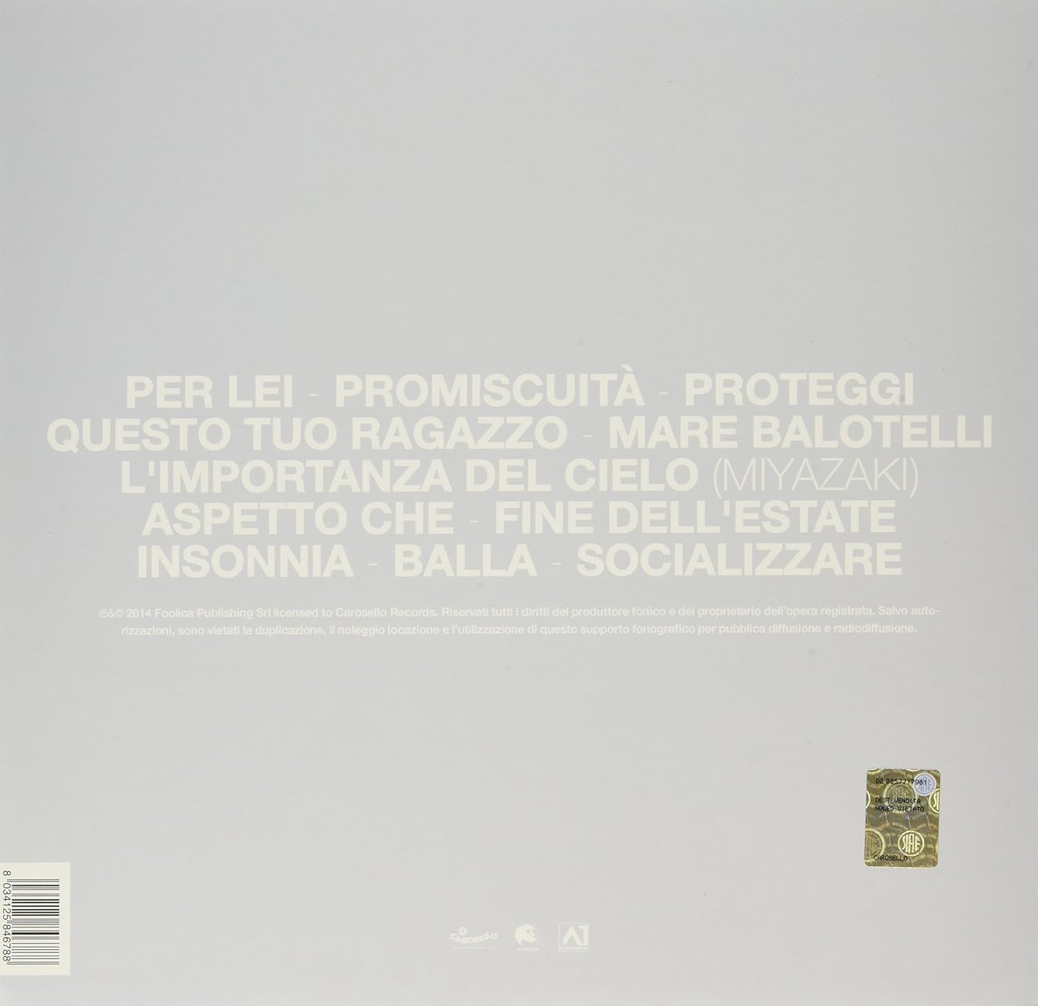 Fuoricampo (180 Gr.)(Rsd 2017
