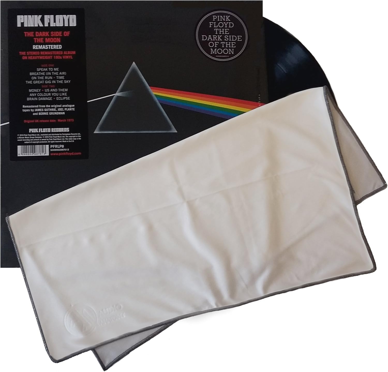 Audio Anatomy Vinyl-Reinigungstuch aus Mikrofaser - Weiß