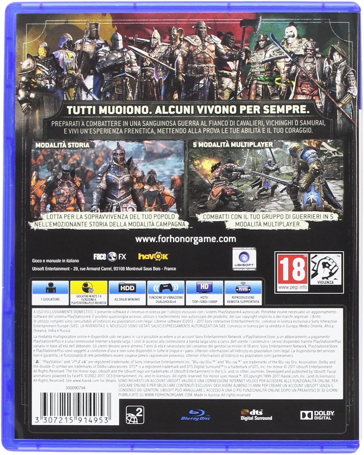 For Honor - PlayStation 4
