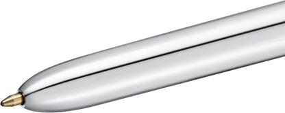BIC 4 Colours Shine Retractable Ballpoint Pen Black/Blue/Red/Green (Pack of 12
