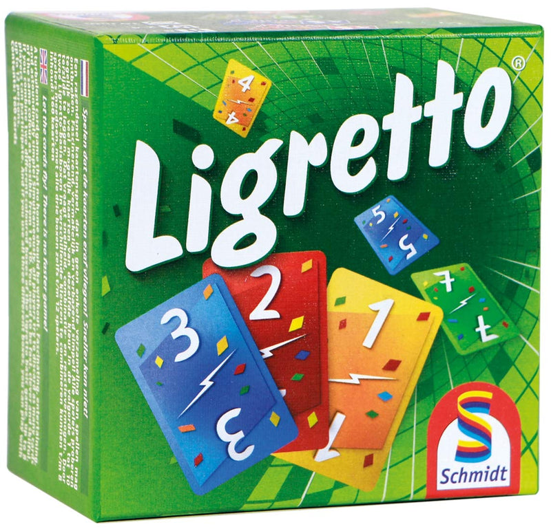 Schmidt | Ligretto Green | Card Game | Ages 8+ | 2 to 4 Players | 15 mins Minutes Playing Time
