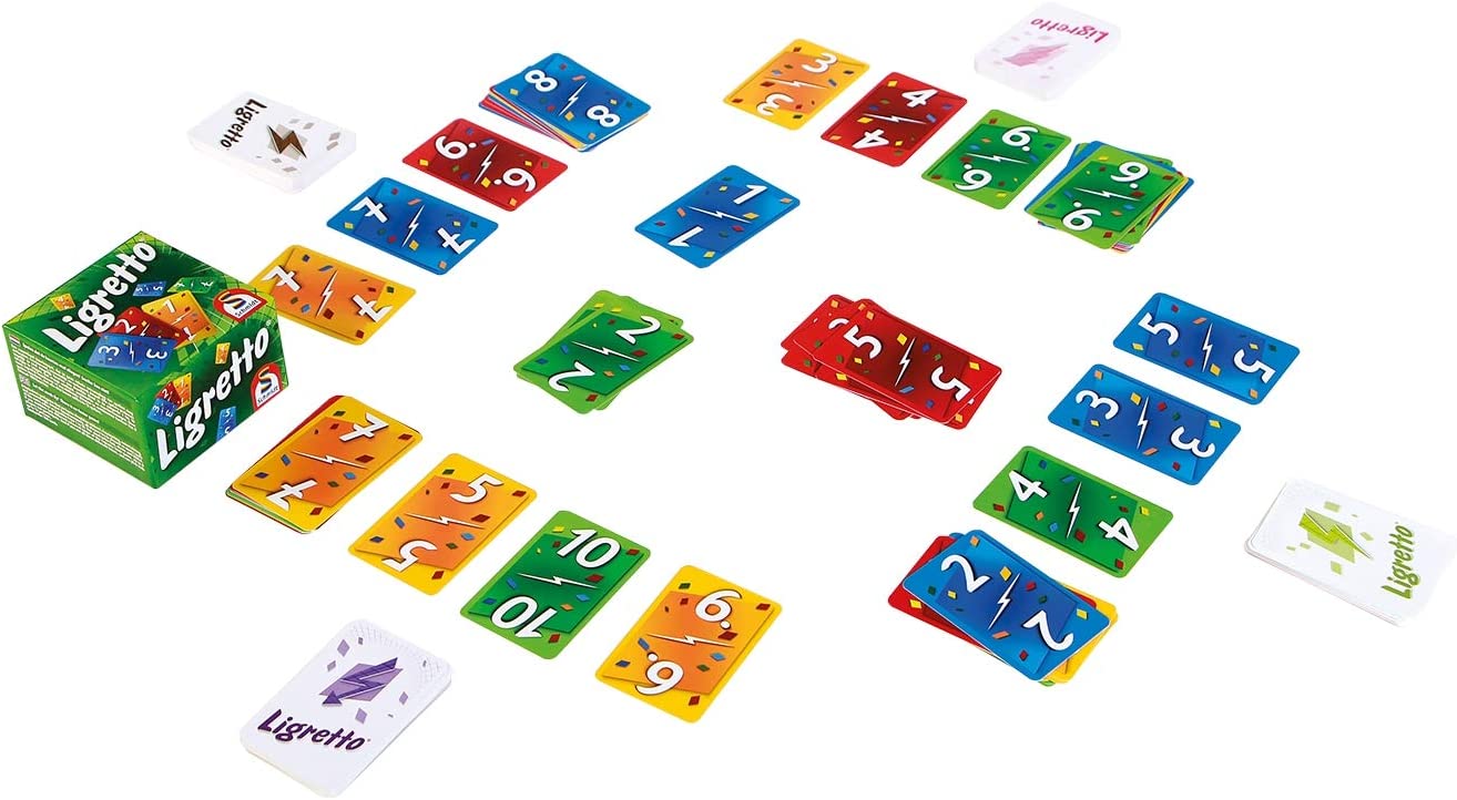 Schmidt | Ligretto Green | Card Game | Ages 8+ | 2 to 4 Players | 15 mins Minutes Playing Time