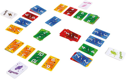 Schmidt | Ligretto Green | Card Game | Ages 8+ | 2 to 4 Players | 15 mins Minutes Playing Time
