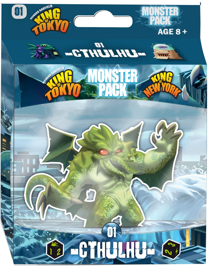 IELLO | King of Tokyo: Cthulhu Monster Pack | Board Game | Ages 8+ | 2 to 6 Players | 30 mins Minutes Playing Time