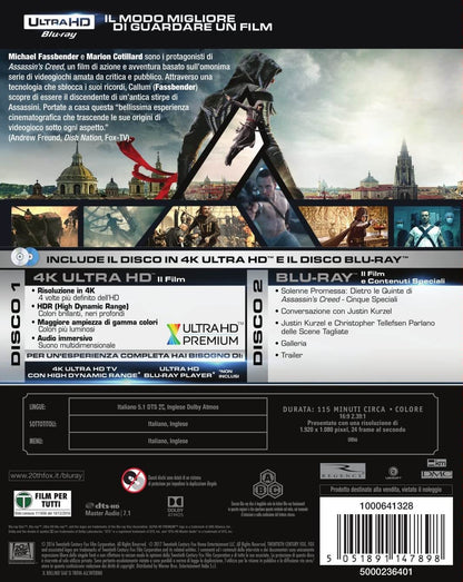 Assassin'S Creed (4K Ultra-HD+Blu-Ray)