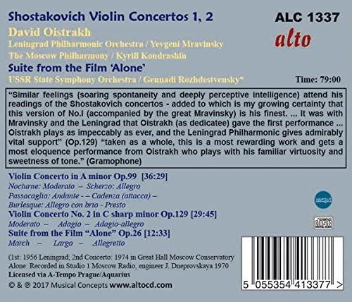 Shostakovich: Violin Concertos