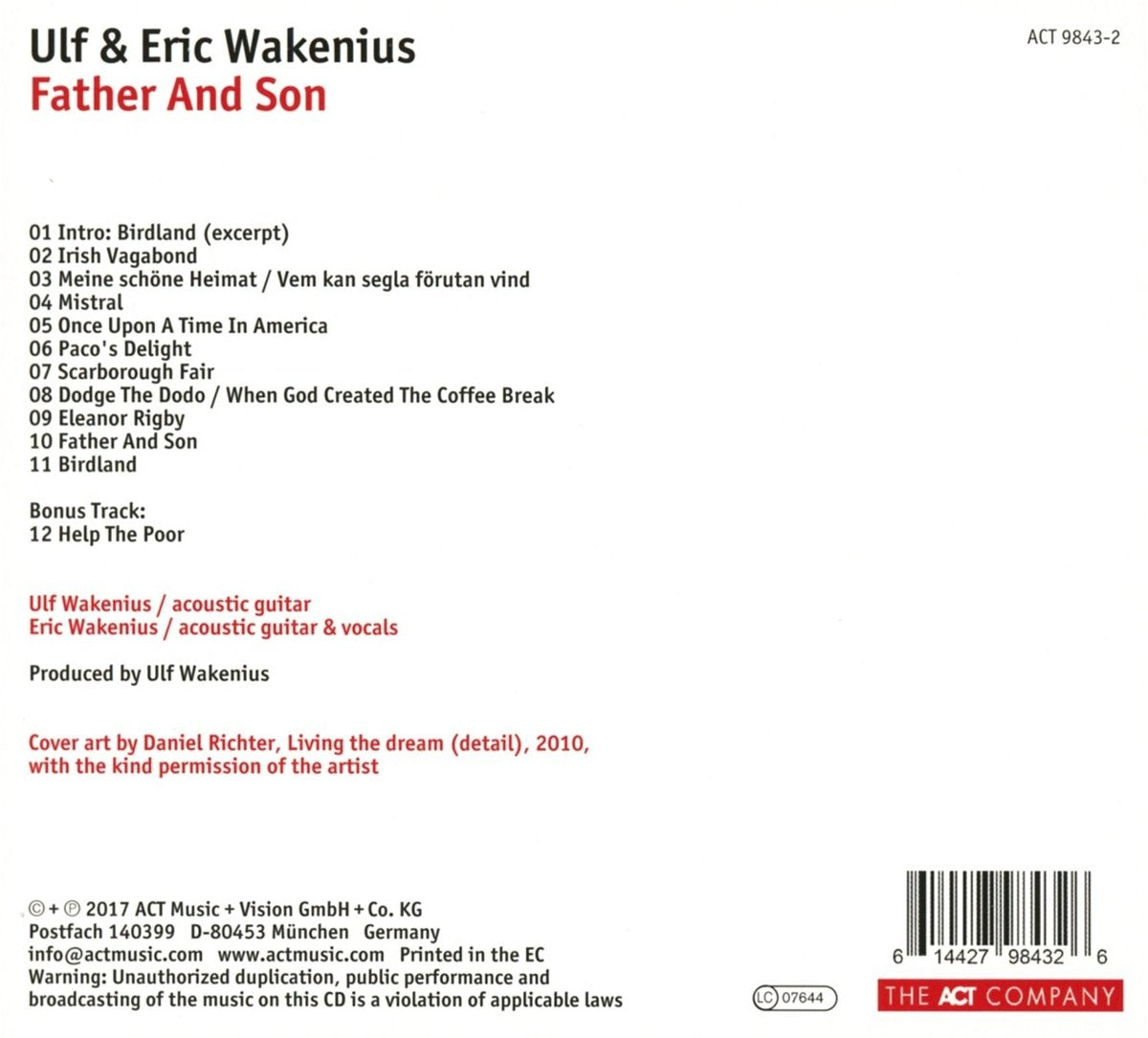 Ulf & Eric Wakenius: Father & Son