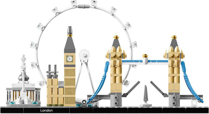 LEGO Architecture Skyline Model Building Set, Model Kit Featuring London Eye, Big Ben, Tower Bridge, Office Home Décor, Collectible Gift Idea for Men, Women and Teens 21034