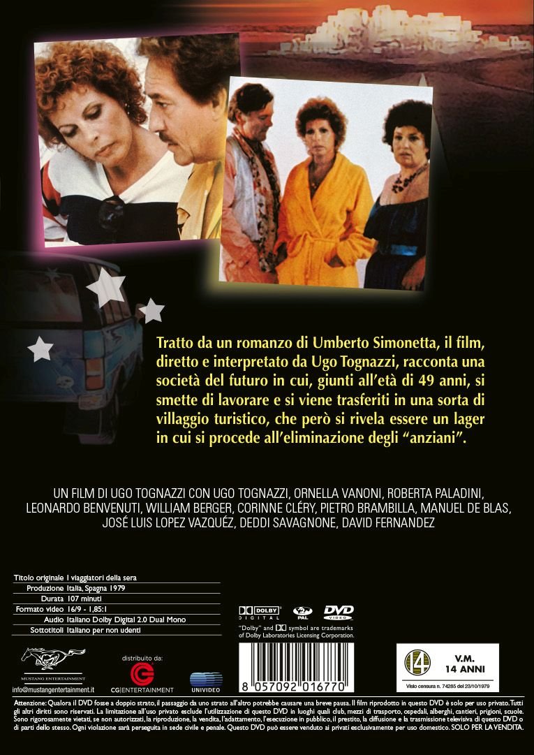 i viaggiatori della sera DVD Italian Import