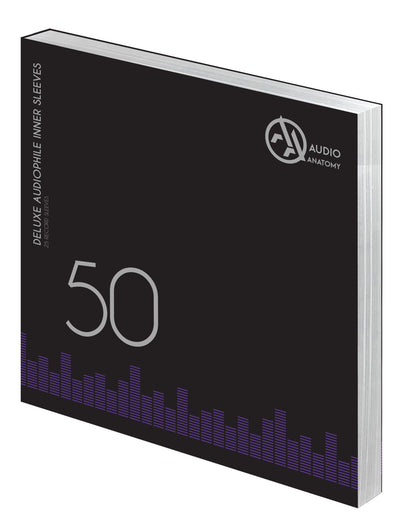 Audio Anatomy Fundas interiores 12" para vinilo; - Blanco, 50 piezas 50 blanco, Audio Anatomy Vinyl binnenhoezen 12" - wit, 50 stuks, Audio Anatomy Vinyl-Innenhüllen 12" - Weiß, 50 Stück, 50 WHITE LP - 12 INCH INNER SL