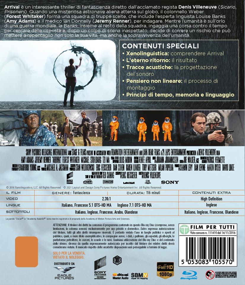 Arrival   (English audio. English subtitles
