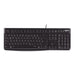 Logitech K120 Wired Keyboard for Windows, QWERTZ German Layout - Black