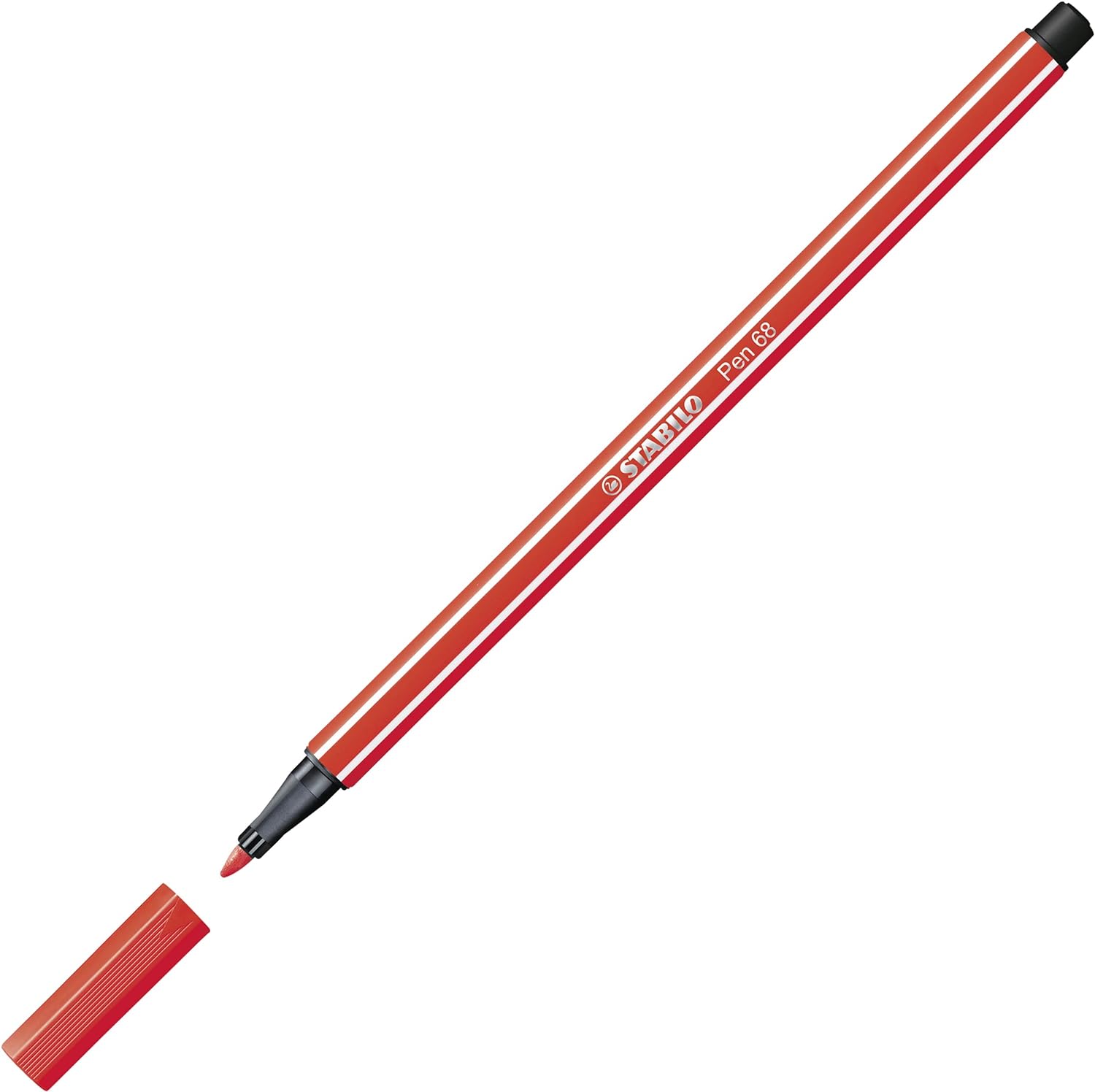 Premium Fibre-Tip Pen - STABILO Pen 68 - Pack of 6 - Neon Colours