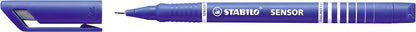 Fineliner with Cushioned F-Tip - STABILO SENSOR fine - Pack of 4