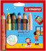 Multi-Talented Pencil - STABILO woody 3 in 1 - Pack of 6 - Assorted Colours with Sharpener