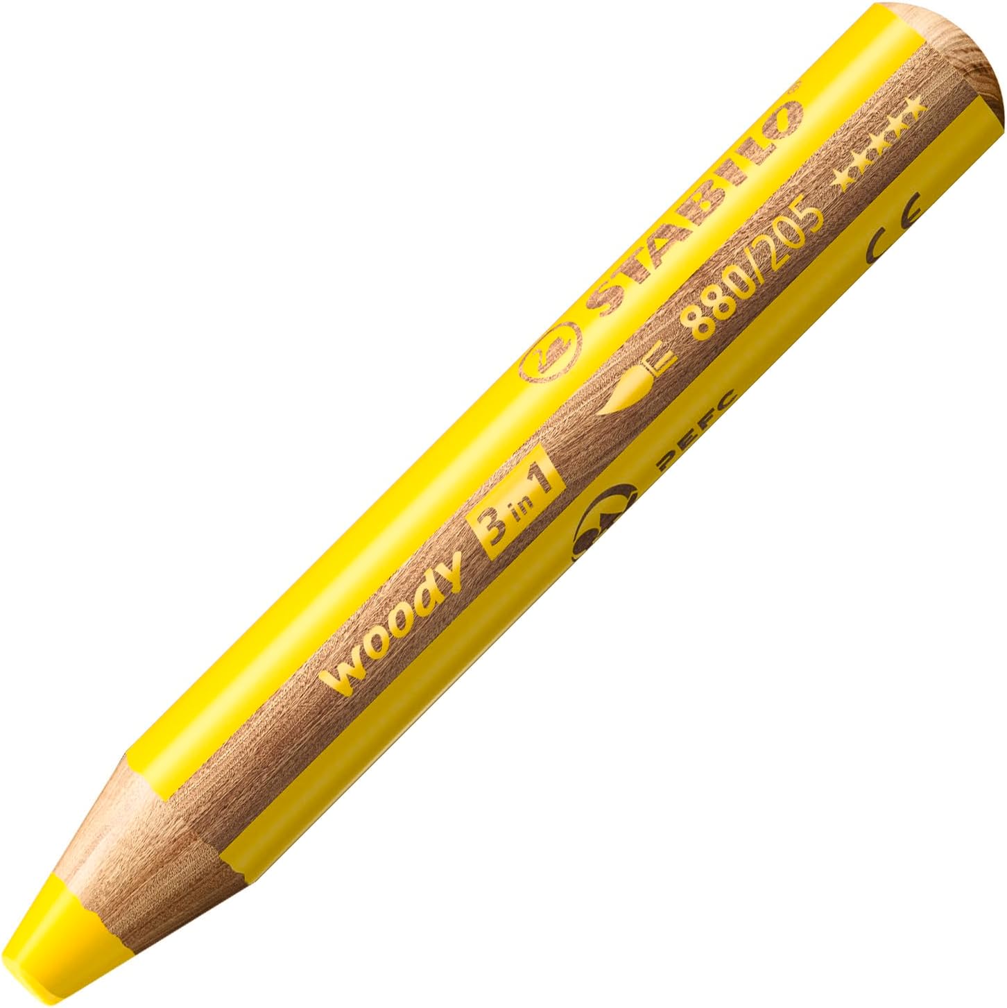 Multi-Talented Pencil - STABILO woody 3 in 1 - Pack of 10 - Assorted Colours