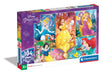 Clementoni 20140.2 Disney Princess Clementoni-20140-Brilliant Puzzle-Princess-104 Pieces, 6 (EU)