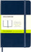 Moleskine Classic Plain Paper Notebook, Hard Cover and Elastic Closure Journal, Color Sapphire Blue, Size Pocket 9 x 14 cm, 192 Pages