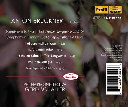 Bruckner: Symphony in F minor 1863 - Study Symphony