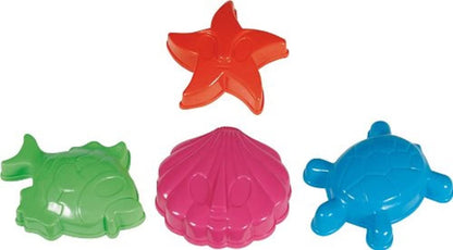 Simba ANI3609 Moulds Children Play Sand Beach Toy 4 Net, Multi