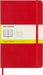 Moleskine Classic Squared Paper Notebook, Soft Cover and Elastic Closure Journal, Color Scarlet Red, Size Large 13 x 21 A5, 192 Pages