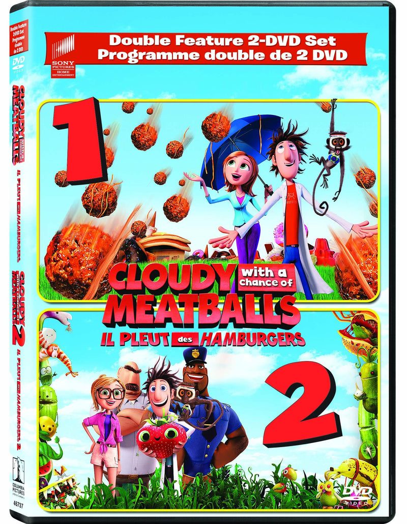 Cloudy with a Chance of Meatballs 1 & 2 (Double Feature 2-DVD Set)