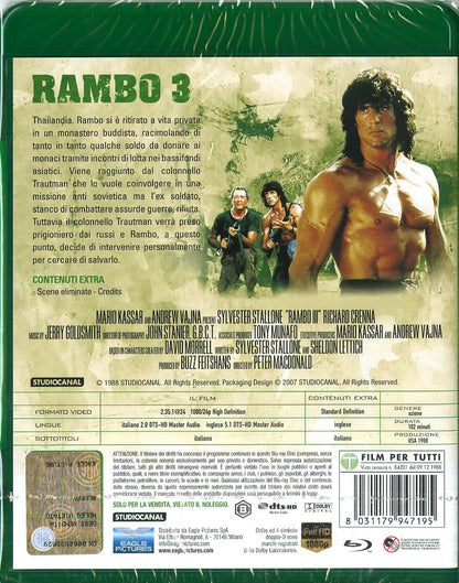 Blu-Ray - Rambo 3 (Indimenticabili) (1 Blu-ray