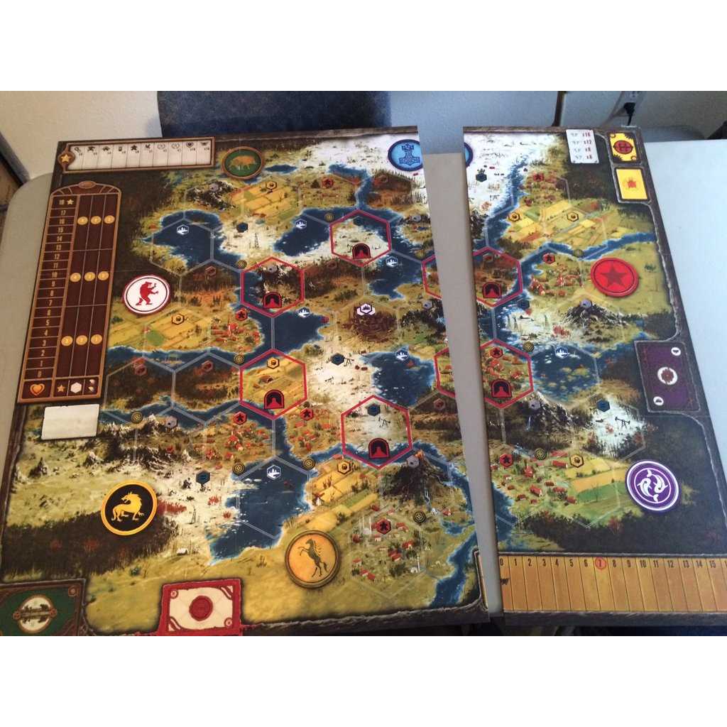 Stonemaier Games | Scythe: Game Board Extension | Board Game | Ages 14+ | 1-7 Players | 90-115 Minutes Playing Time