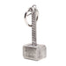 Bioworld BIO-KE070702MAR Marvel Comics Thor Mjolnir Hammer 3D Metal Keychain, One Size, Multicolour Keyring, 16 cm
