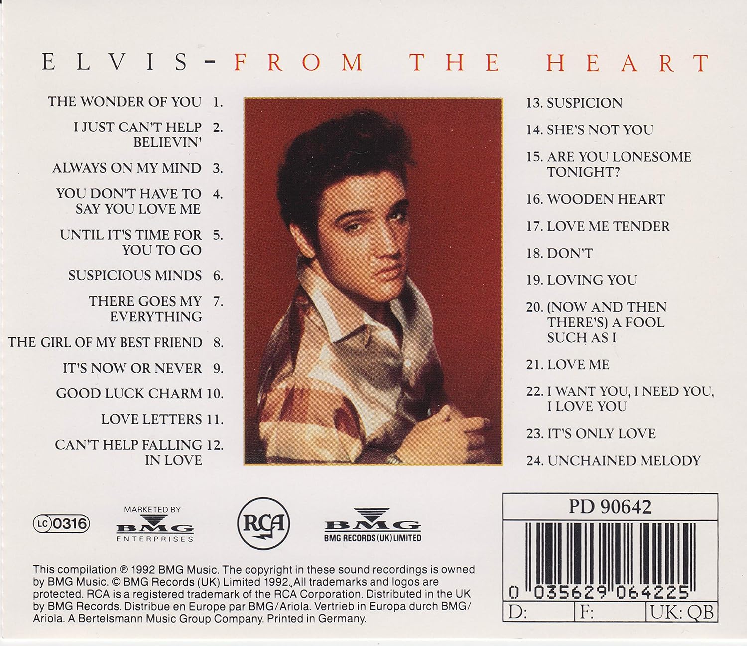 From The Heart (24 Titres