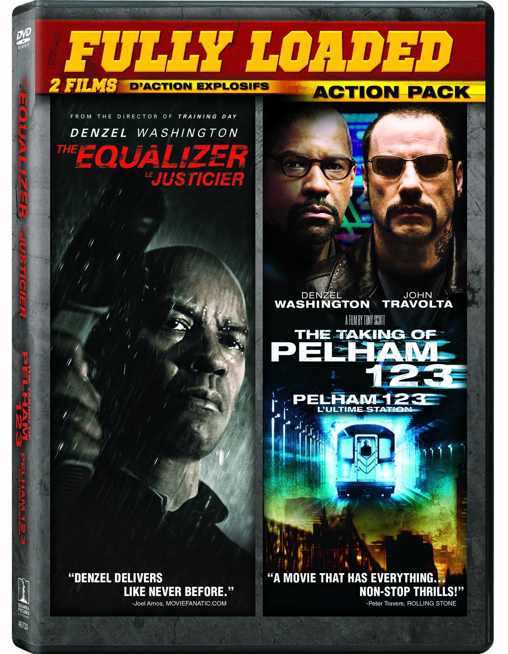 The Equalizer / The Taking of Pelham 1 2 3 (Fully Loaded Action Pack)